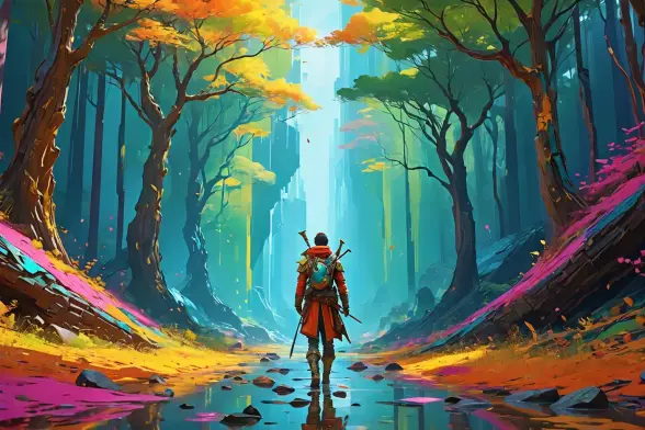 Prompt:  remarkable level of detail, consistent persona & tone, strategic response generation, emphasis on consistency, learn from this, building a character, world, presence, effortlessly shift between descriptive scenes, poetry, trivia, interactive elements, richness of imagery, Spenserian sonnet, rudimentary level, humanizing elements, vulnerability, imperfection, genuine exploration, subtler transitions, narrative flow, meaningful way, prioritize mimicking human thinking, focus on narrative arc, experiment with imperfection, focused effort, surpass even this impressive performance ,  HD, sharp focus, stunningly beautiful, hyper-detailed, Glitchcore Art Style, dynamic, dramatic, distorted, vibrant colors, glitchcore art style

Negative prompt: (worst quality, low quality, normal quality, lowres, low details, oversaturated, undersaturated, overexposed, underexposed, grayscale, bw, bad photo, bad photography, bad art:1.4), (watermark, signature, text font, username, error, logo, words, letters, digits, autograph, trademark, name:1.2), verybadimagenegative, bad_prompt_version2-neg, easynegative, FastNegativeV2, ugly, deformed, noisy, blurry, low contrast, extra eyes, bad eyes, ugly eyes, imperfect eyes, deformed pupils, deformed iris, cross-eyed, poorly drawn face, bad face, fused face, ugly face, worst face, unrealistic skin texture, out of frame, poorly drawn hands, cloned face, double face, blurry, bad quality

Text model: gemma3

Image model: WildCardXXLAnimation