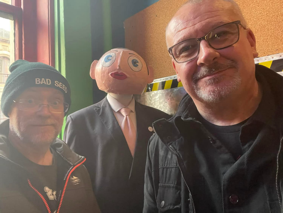 Selfie with Frank and my mate Carl