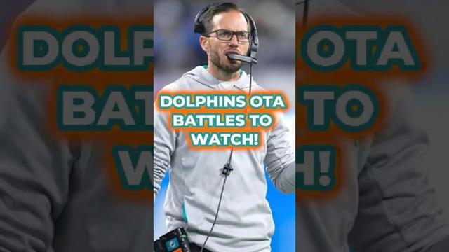 Miami Dolphins OTA Preview! What Dolphins Position Battles Stand Out? #shorts #nfl #miamidolphins