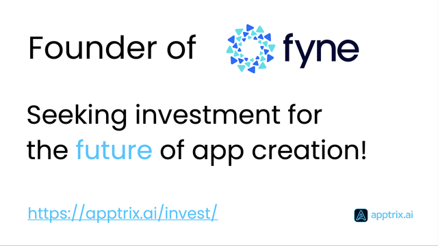 Investment banner for https://apptrix.ai