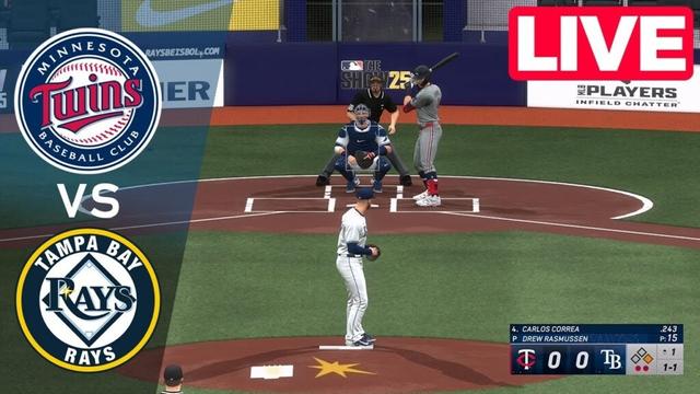 🔴ライブ：ミネソタツインズvsタンパベイレイズ| MLBフルゲーム| 2025年5月26日|ハイライト