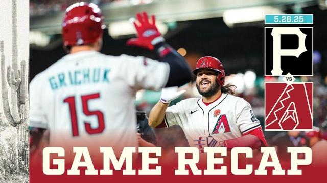 Pirates vs. D-backs Game Highlights (5/26/25) | MLB Highlights | Arizona Diamondbacks