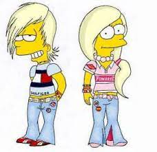 bart y lisa pijos
