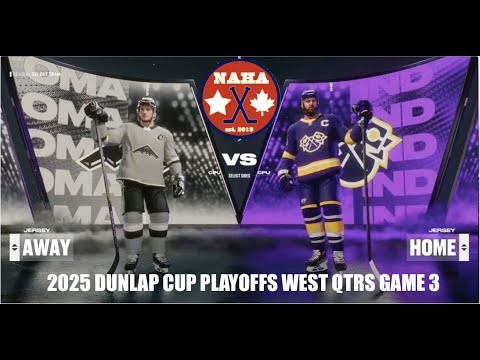 NAHA 2025 Dunlap Cup Playoffs West QF G3 - Omaha Stealth.@ Indianapolis Racers (Series tied 1-1)