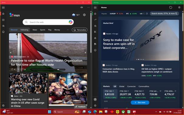 #IT's #QuiteSunny; but, there is #AlsoRain in #TheOutside...