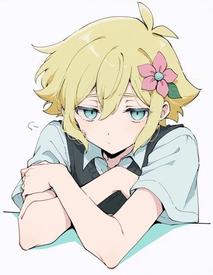 Basil from Omori.
Just a cute flower boy