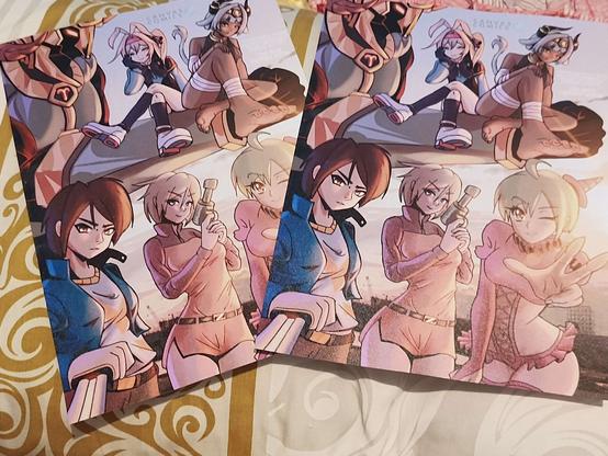 A4 printed version of the quoted artwork