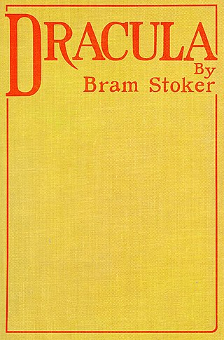 Cover of the first edition of Dracula by Bram Stoker