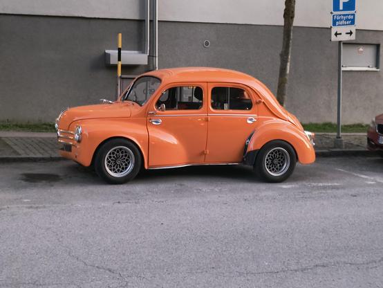Small, orange, unknown model