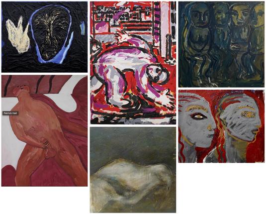 Images: six works by artists in the show; all figurative (one of them of a bird), strongly expressive, mostly with corresponding coloration • “The 1980s marked a huge resurgence of figurative painting following a period when the contemporary art scene had been focused on performance and conceptual art. A new, dynamic approach to figurative painting developed almost simultaneously in a number of places including New York, Berlin’s Junge Wilde, France’s Figuration Libre and the Italian Transavanguardia of Cucchi, Chia, Clemente and Paladino.    These artists’ intensity created figurative paintings from their own surroundings and experiences that appeared to be a critical examination of the tradition of painting and reflected the enormous societal and cultural shifts of the period.    Many of the artists included in this exhibition are those who left a bleak Ireland of the 1980s to integrate with the vibrant contemporary art scenes of Berlin, Paris and elsewhere…”