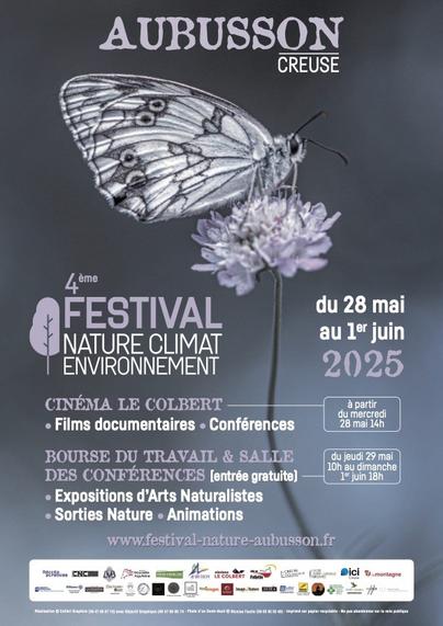 Affiche 4ème festival nature climat environnement d'Aubusson