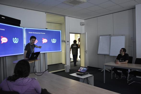 A session about the different ways you can contribute to Godot