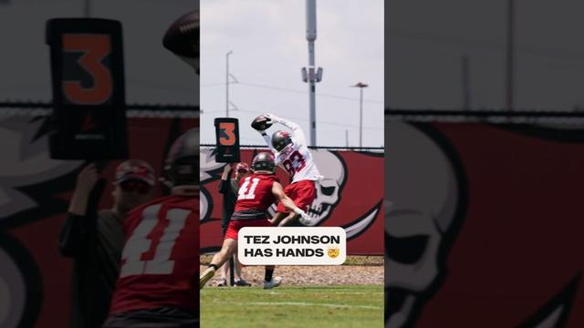 Tez Johnson is already making plays in Tampa Bay 🔥 #tezjohnson #buccaneers #nfl #football #catch