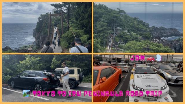 🏞️ Tokyo to Izu Peninsula Road Trip + Daikoku Parking Car Meet | Japan Vlog 🇯🇵