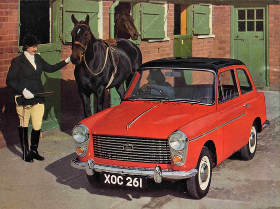 Never look a gift horse in the mouth: Engine bay stickers for #AustinA40 - http://miniphernalia.co.uk