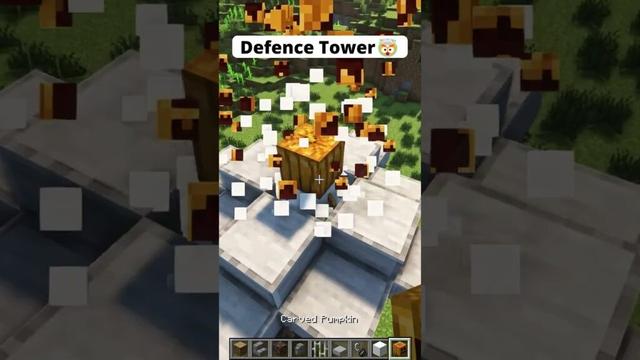 Minecraft Defence Tower🤯 #minecraft #shorts