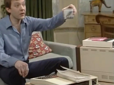 In "Full House", Paul spends a lot of time entering data into the BBC Micro but never gets it to balance the books as promised.