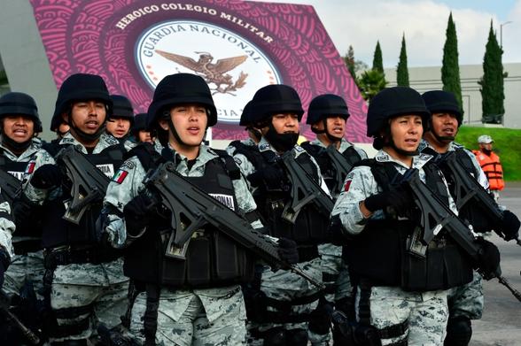 Efectivos de la Guardia Nacional