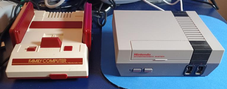 The Famicom Mini and the NES Classic.
