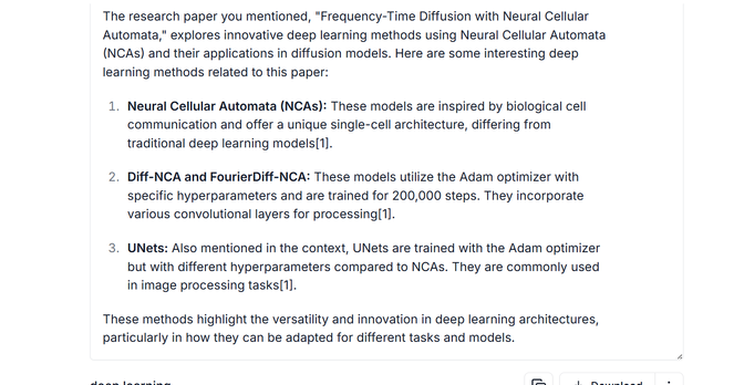 Part of the AI summary of the article generated by this tool.