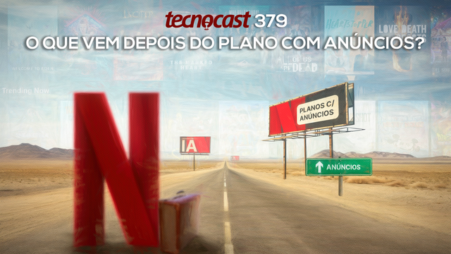 <p><a href="https://tecnoblog.net/noticias/netflix-numero-de-assinantes-de-plano-com-anuncios-dobra-em-um-ano/">O número de assinantes do plano com anúncios da Netflix mais do que dobrou em um ano</a>: são nada menos que 94 milhões. O modelo com publicidade já está mais do que consolidado no streaming de vídeo, representando, nos Estados Unidos, quase 50% das assinaturas.</p>



<figure class="wp-block-image size-large wp-lightbox-container"><img alt="O que vem depois do plano com anúncios? (imagem: Vitor Pádua / Tecnoblog)" class="wp-image-829432" height="596" src="https://files.tecnoblog.net/wp-content/uploads/2025/05/Tecnocast-379_Capa-1060x596.png" width="1060" /><button class="lightbox-trigger" type="button">
			<svg fill="none" height="12" viewBox="0 0 12 12" width="12" xmlns="http://www.w3.org/2000/svg">
				<path d="M2 0a2 2 0 0 0-2 2v2h1.5V2a.5.5 0 0 1 .5-.5h2V0H2Zm2 10.5H2a.5.5 0 0 1-.5-.5V8H0v2a2 2 0 0 0 2 2h2v-1.5ZM8 12v-1.5h2a.5.5 0 0 0 .5-.5V8H12v2a2 2 0 0 1-2 2H8Zm2-12a2 2 0 0 1 2 2v2h-1.5V2a.5.5 0 0 0-.5-.5H8V0h2Z" fill="#fff">
			</svg>
		</button><figcaption class="wp-element-caption">O que vem depois do plano com anúncios? (imagem: Vitor Pádua / Tecnoblog)</figcaption></figure>



<p>Agora, a Netflix quer investir <em>ainda mais</em> na modalidade, apostando em novos formatos de anúncios. Mas até onde dá para ir com essa estratégia? O que mais a empresa pode fazer para não ficar presa num só modelo que vem dando muito certo? É o que discutimos no episódio d
