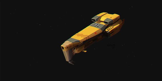 Spaceship drawing