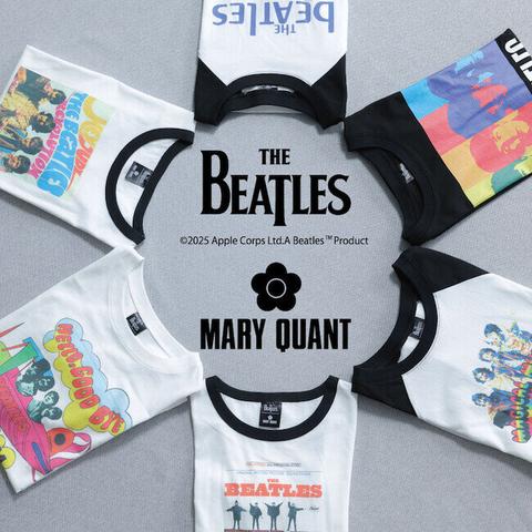 MARY QUANT 70周年記念！世界の音楽シーンに多大な影響を与えたロックバンド、The BeatlesのMARY QUANTオリジナルデザインTシャツが登場