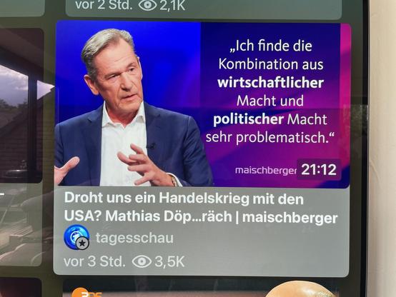 Döpfers Doppelmoral