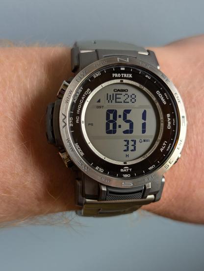 A Casio Pro Trek PRW-35TLD.