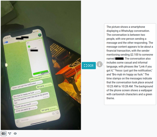 AIL Project extracting social network information and extracting the description of the image.