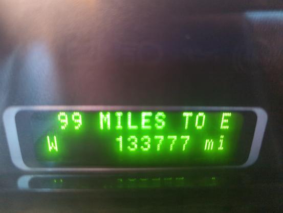 99 MILES TO E

W 133777 mi