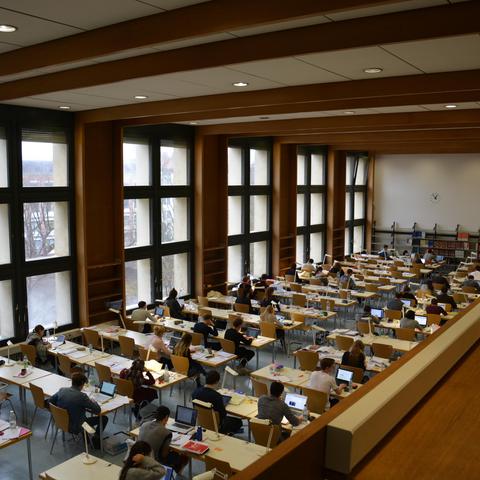 Ein Bild der Lesesaal