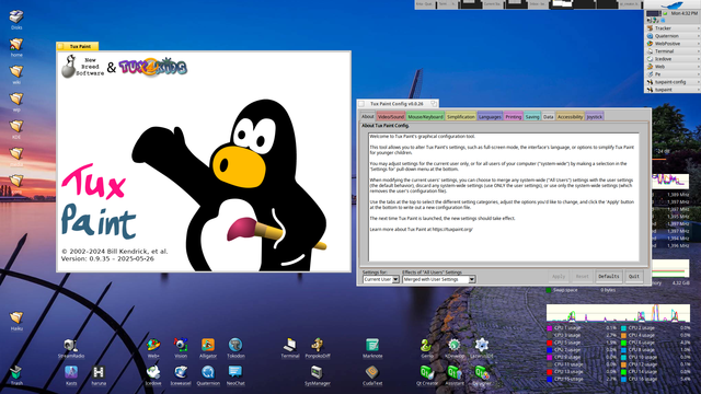 TuxPaint 0.9.35 (and stamps) and Tuxpaint-config for Haiku.