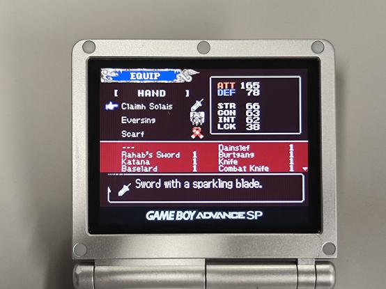 Equipment screen, I am strong!
