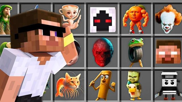 I Add Popular Mobs in My Zoo in Minecraft..