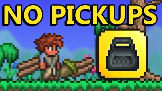 How I Beat Terraria Without Picking Up Items