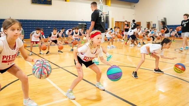 Pistons Academy Summer Camps aim to teach life lessons, skills through basketball