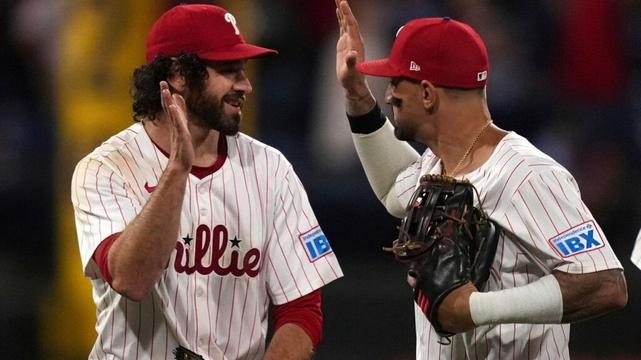 Phillies and Braves set for doubleheader after rainout. Harper gets extra day off after being hit