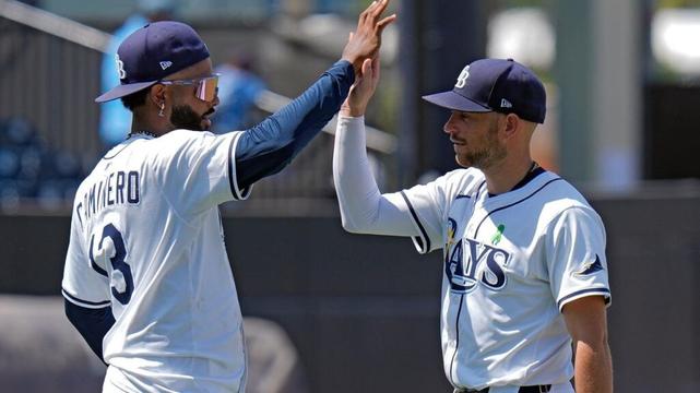 Brandon Lowe, Junior Caminero hit 4th-inning home runs to lead Rays over Twins 5-0