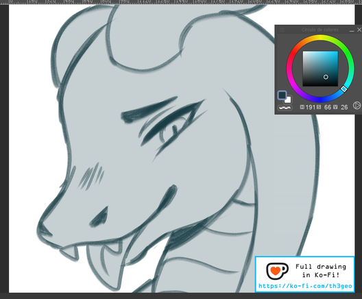 Work in Progress!

Sketch of a dragon looking at the vieewer while sticking out his tongue