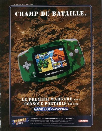 French Advance Wars Magazine Ad (2001)