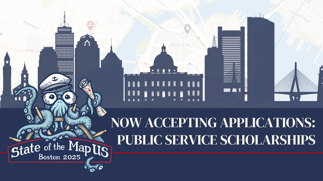 State of the Map US Public Service scholarship information
