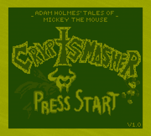 Screenshot of Cryptsmasher for Game Boy, currently in development