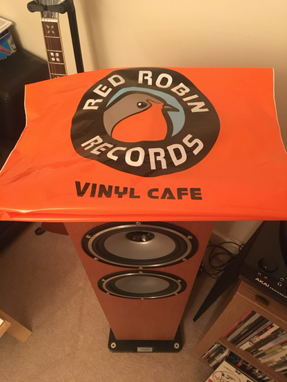 LP carrier bag from defunct local vinyl cafe