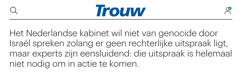 Het Nederlandse kabinet wil niet van genocide door Israël spreken zolang er geen rechterlijke uitspraak ligt, maar experts zijn eensluidend: die uitspraak is helemaal niet nodig om in actie te komen.