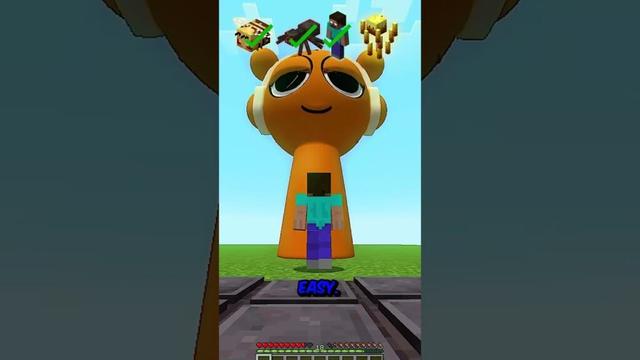 Minecraft Longest Jump vs Mob Distance! 💀💀 ⛏️ #shorts