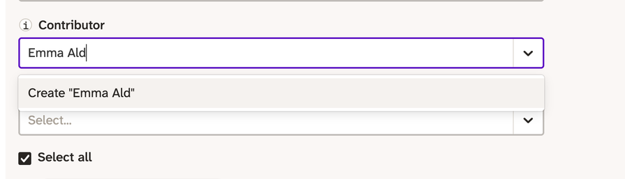 triggering createable in a react select input field