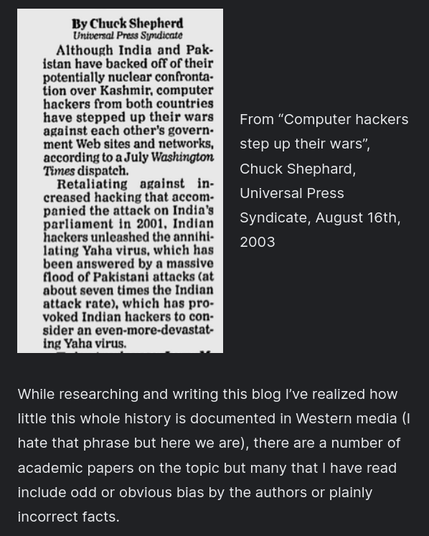 While researching and writing this blog I’ve realized how little this whole history is documented in Western media (I hate that phrase but here we are), there are a number of academic papers on the topic but many that I have read include odd or obvious bias by the authors or plainly incorrect facts.