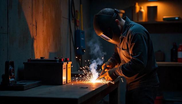I suspect this one is going to elicit quite a few comments, not least by the welding fans who no doubt will be triggered by just about everything in the video, especially by characterizing this as MIG welding [it’s FCAW or flux-core arc welding].

But it bears some superficial similarities to MIG, at least insofar as there’s a consumable wire electrode through which a high-current DC supply flows, creating enough heat to melt it and the base metal.
