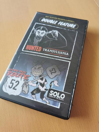 VHS Kasse - double feature - hunted Transylvania und escape from route 52